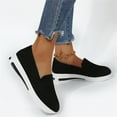 thumbnail image 2 of Walking Shoes For Women Orthopedic Air Cushioned Sole Knit Driving Loafers Comfortable Slip-on Flat Shoes Clearance Sale, 2 of 7
