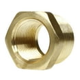 thumbnail image 2 of 5 Pack 1" x 3/4" Male NPTF x Female NPTF Hex Bushing Reducer Solid Brass Fitting, 2 of 3