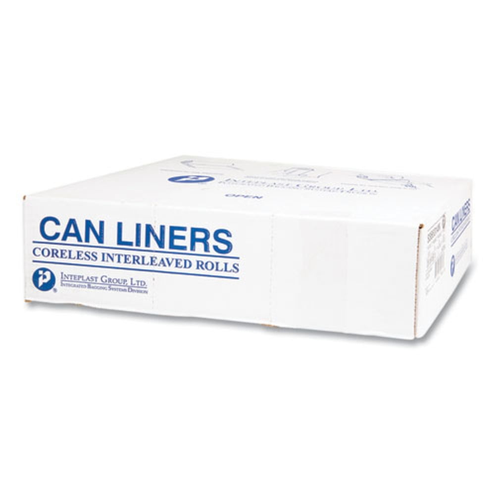 McKesson S334016N-1 33.0 Gallon Clear Hand Tie Large Kitchen Commercial Trash Bags, 1 Pack 16 Mic