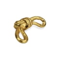 thumbnail image 5 of Contemporary Home Living Handmade Knot Cast Iron Decoration - 6" - Gold Finish, 5 of 7