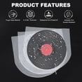 thumbnail image 3 of Uxcell 12"x12" Vinyl Record Inner Sleeves, 25 Pcs 3 Mil Anti-Static Clear Plastic Record Covers Round Durable Disc Sleeves for LP Albums Storage Collection Protection, 3 of 6