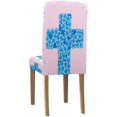thumbnail image 4 of Funda Protectora ABPHQTO para silla elástica con Cinta de Violetas cruzadas de Pascua Juego de 6, 4 of 4