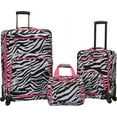 Rockland Luggage 3 Piece Pasadena Softside Expandable Spinner Set F228