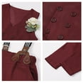 thumbnail image 4 of FAOWME Child Stylish Boys Elegant Red And Green Vest Outfits For Toddler Gentlemen Formal Party Wear Holiday Celebration Attire Clothes Sets Trendy O-Neck Dailywear, 4 of 5