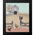 thumbnail image 2 of Norman, Michele 15x18 Black Modern Framed Museum Art Print Titled - In the Barnyard, 2 of 5