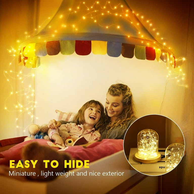 Battery Powered LED Fairy Light Lamp - DIY 