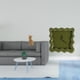 thumbnail image 2 of Reloj de pared con forma de gato, figura de escritorio cuadrada y silenciosa, de resina, decoración moderna y creativa para el hogar, ideal para baño,, 2 of 8