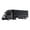 Black, variant on Gytml Realistic Diecast Semi Trailer Truck Toy With Pre-Installed Button Batteries Pull Back Container Lorry Model Big Rig Truck Toy For Play Collection Display(White-13.5")