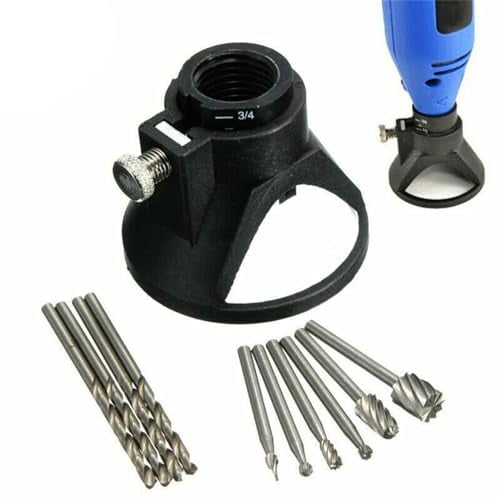 Router Drill Bits Tool Drill Bit Kit Cutting Guide Locator Rotary File Milling Set for Dremel Rotary 11Pcs$$Tools & Hardware Other