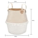 thumbnail image 3 of Fiudx Cesta de Almacenamiento de Cuerda de Algodón, Diseño Grande Multiusos, Material Suave y Duradero, Ideal para Ropa, Juguetes, Cojines, Sala de Estar, Decoración Del Hogar, Tamaño 30 X 38 Cm., 3 of 6