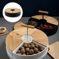 thumbnail image 4 of Masteelf 1 Set Multi-compartment Fruit Plate Party Snack Tray Candy Container with Lid, 4 of 8
