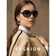 thumbnail image 5 of KALIYADI Oversized Sunglasses for Women, Polarized Trendy Vintage Ladies Sun Glasses with UV Protection, 5 of 6