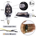 thumbnail image 4 of 4pcs universal mini led motorcycle turn signal lights waterproof 12v for harley kawasaki yamaha suzuki honda, 4 of 4