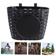 thumbnail image 3 of CHICHUMID Kids Bike Basket for Handlebar Plastic Black Scratch Resistant 2 Pcs, 3 of 8