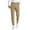 VZ111# Khaki, variant on oqasdz Mens Pants Elastic Waist Solid Color Slim Fit Trousers with Pockets Business Work Dressy Suit Pants Fashion Casual Relaxed Cozy Dailywear