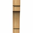 thumbnail image 2 of 3 1/2"W x 8"D x 16"H Mediterranean Smooth Corbel, Western Red Cedar, 2 of 9