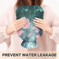 thumbnail image 5 of 2L Hot Water Bottle with Soft Velvet Cover PVC Hot Water Bag for Pain Relief Long-Lasting Warmth Surreal Garden, 5 of 8