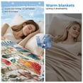 thumbnail image 2 of Colorful Mushroom Cooling Blanket,Lightweight Breathable Summer Throw Blanket with Double Sided Cold Effect,Spring Floral Summer Botanical Rustic Picnic Blankets Bed Sheet for Hot Sleepers 50"x60", 2 of 8