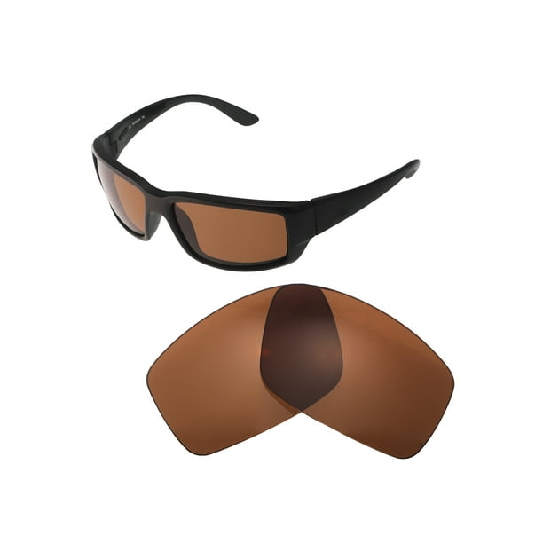 Walleva Brown Polarized Replacement Lenses for Costa Del Mar Fantail