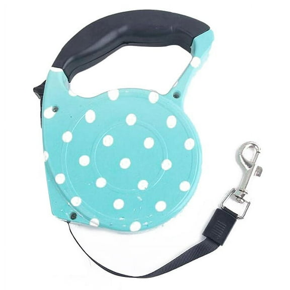 KONTONTY Small Leash for Small Dogs Retractable Dog Lead with Reflective Nylon Strap 1Pack 57X39X12In