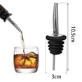 thumbnail image 2 of Vertedor de vino de acero inoxidable, barra de boca de vino, separador de vino, tapón de vino, tapón de cóctel, juego de decantador de vino, 2 of 6