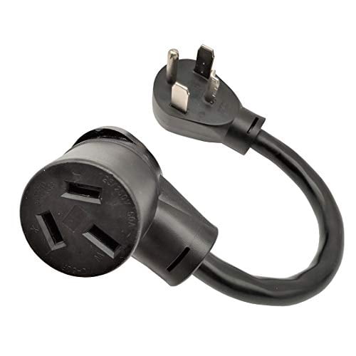 OLD 3-PRONG 10-30P DRYER PLUG to OLD 3-PIN 10-50R OVEN RECEPTACLE CORD ADAPTER 