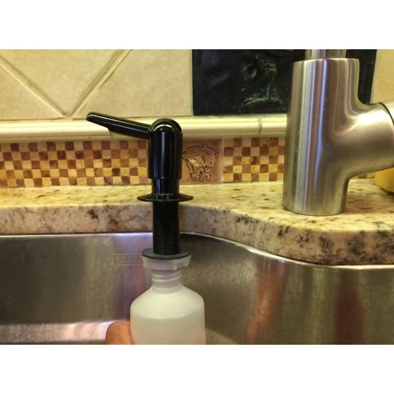 Hansa Soap And Lotion Dispenser Black