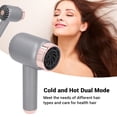 thumbnail image 6 of M Buder Ionic Hair Dryer Plug in and Charging Dual Use Fast Drying Portable Cordless Blow Dryer for Home Dormitory, Dark Gray, 6 of 9