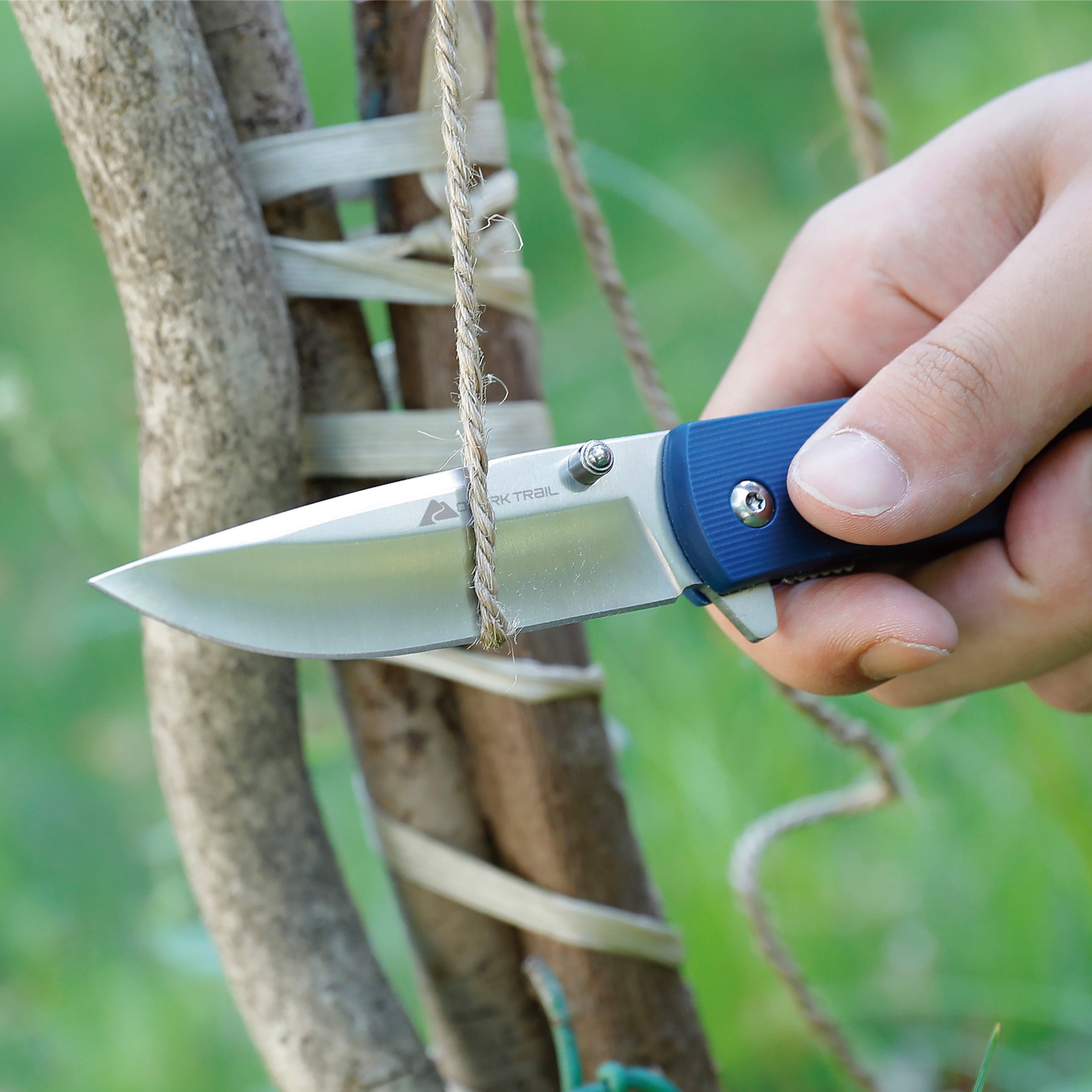 Ozark Trail Wanderlust 7.5 inch Folding Knife Blue