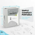 thumbnail image 3 of Enday 2 Inch Binder 3 Ring Binders with Pockets for Home, Office, School Supplies Organization, Gray 6 Pc, 3 of 6