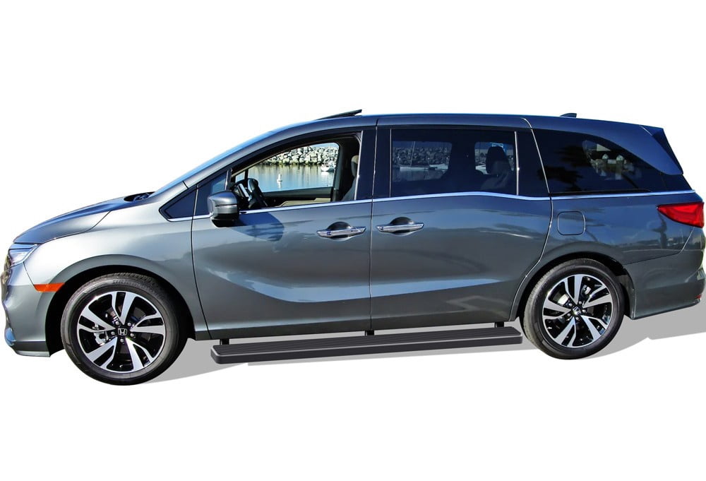 APS Running Boards 6 inches Matte Black Compatible with Honda Odyssey 2015-2017 Stainless Steel (Nerf Bars Side Steps Side Bars)