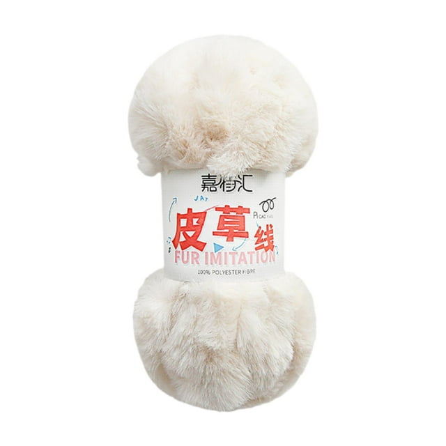 Hilo grueso, hilo súper suave, artesanías de tejido, tejido a mano, grueso, decoración Blanco