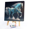 thumbnail image 2 of Kit de pintura por números DIY caballo mano aceite arte imagen artesanía decoración de pared (H1216) FLhrweasw Nuevo, 2 of 9