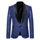 thumbnail image 1 of Traje casual para hombre, escenario personalizado, presentador de presentaciones, MC, traje con lentejuelas de color sólido, chaqueta para hombre, 1 of 5