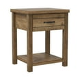 thumbnail image 4 of Hillsdale Lancaster Farmhouse 1 Drawer Nightstand, Set of 2, Knotty Oak, 4 of 21
