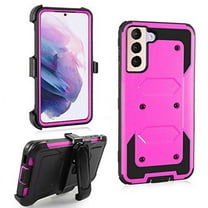Goldcherry for Samsung Galaxy S21 Plus Case,Heavy Duty High Impact Resistant Armor Holster Defender Case with Kickstand Swivel Belt Clip Holster for Samsung Galaxy S21 Plus 6.7 Inch(Purple)