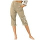 thumbnail image 1 of WILLBEST Pantalones Casuales para Mujer, de Moda, con Cintura Elástica, Cómodos, para Playa, para Uso Diario. Grande, 1 of 4
