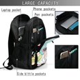 thumbnail image 3 of Yiaed Summer Gnome,Cute Gnome Print Laptop Backpack,Business Travel Durable Laptops Backpack with USB Charging Port,Water Resistant College Computer Bag, 3 of 5