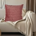 thumbnail image 5 of SLYNSHome Modern Pillowcases Decorative Standard Throw Pillow Covers Solid Color Pillow Cases Cushion Cover for Sofa Bed Couch - Red, 5 of 7