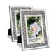 thumbnail image 1 of Marco de fotos ALLARTONLY Crush Diamond Mirror plateado de 4 x 6 pulgadas, 1 of 7