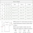 thumbnail image 3 of HIMIWAY Summer Hot Shirts for Women Women's Fashion Casual Temperament Crewneck Loose Easter Print Cotton Hemp Seven-point Sleeve T-shirt Top, 3 of 5