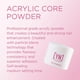 thumbnail image 2 of Polvo Acrylic Core Powder Young Nails, autonivelante, 85 g, color blanco, 2 of 6