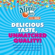 Dippin Dots Collagen + Biotin Pectin Gummies for Joints, Hair, Skin, and Nails, Raspberry Squish Flavor, 60 Count