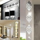 thumbnail image 1 of Worallymy 10 piezas Adhesivo de pared Acrílico Flor Espejo Autoadhesivo Calcomanía Baño Dormitorio Hogar DIY Decoración de pared Plata Worallymy JD735815494, 1 of 7