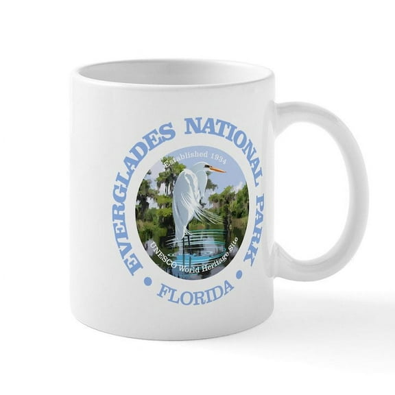 CafePress - Everglades NP Mugs - 11 oz Ceramic Mug - Novelty Coffee Tea Cup