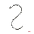 thumbnail image 4 of Bearachild 5 Pisces Iron S Shaped Hook Holder Duty Mops Heavy Clothes Closet Cloth Wardrobe Pan Storage Hanger Organizing Portable Type3 NO3, 4 of 6