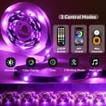 Motion Activated Led Light Strip $5 Below Under Bed Lights Motion Sensor Led Light Strip, 9.84Ft 3 Mode Rgb
