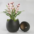 thumbnail image 4 of BNNG Breathable Meaty Flowerpot Ceramic Potted Rough Pottery Simple Personality Eggshell Meat Plant Old Pile Flowerpot Tall Vase, 4 of 7