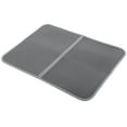 thumbnail image 3 of Alfombrilla de EVA de doble capa para atrapar arena para gatos, antideslizante, suave, almohadilla de control de dispersión (gris L), 3 of 14