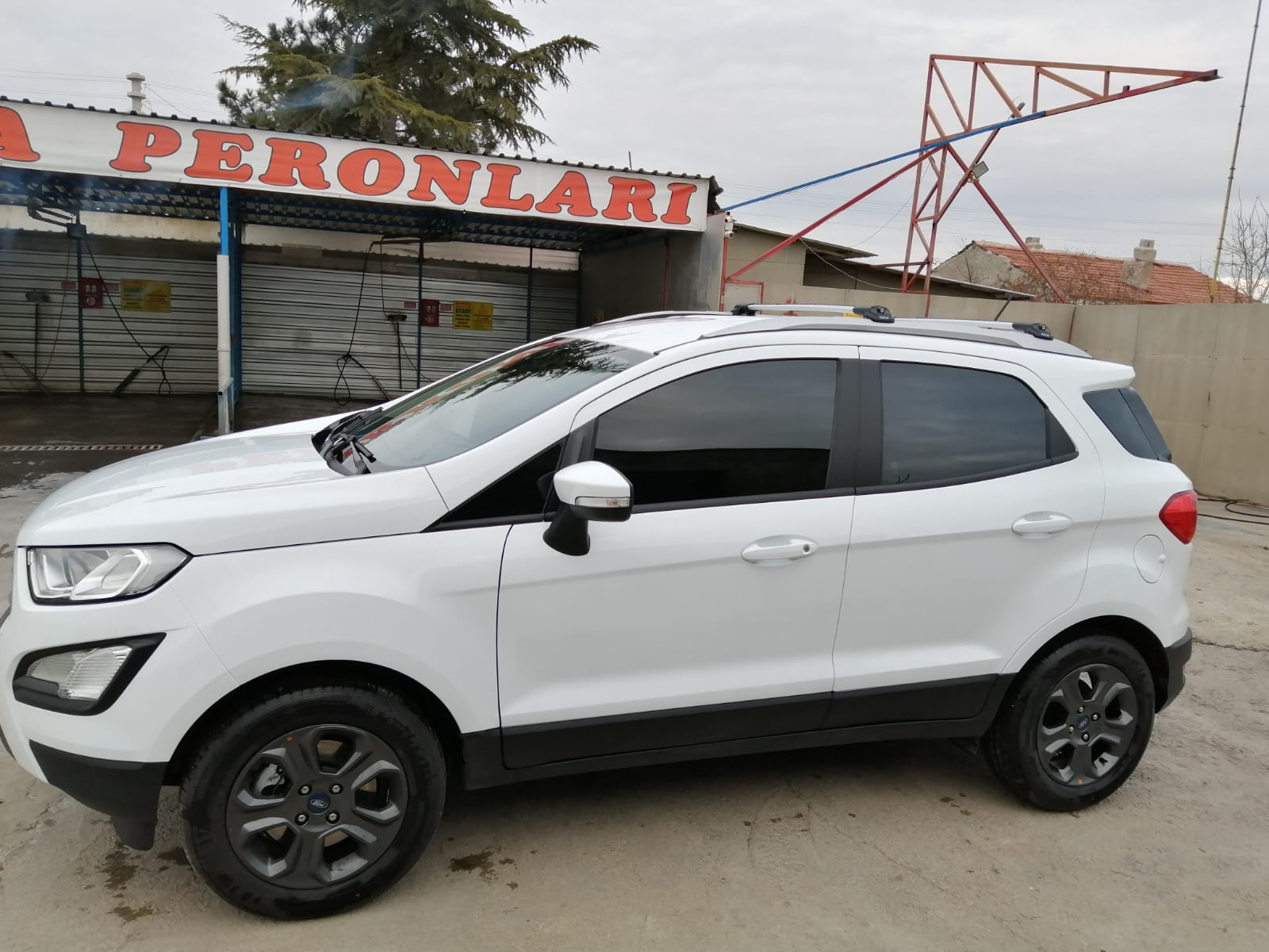 Buy Ford EcoSport Roof Rack Cross Bars Black Color Online at Lowest